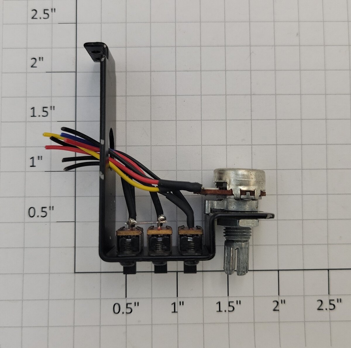 Lionel 1933163-033 O Gauge Alco PB 3 Function Switch w/ Potentiometer Assembly