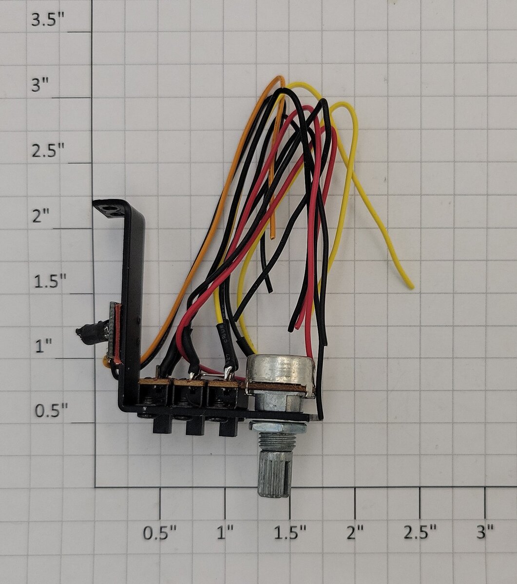 Lionel FS-1001 O Gauge 3-Function Switch w/ Potentiometer & LED Assembly