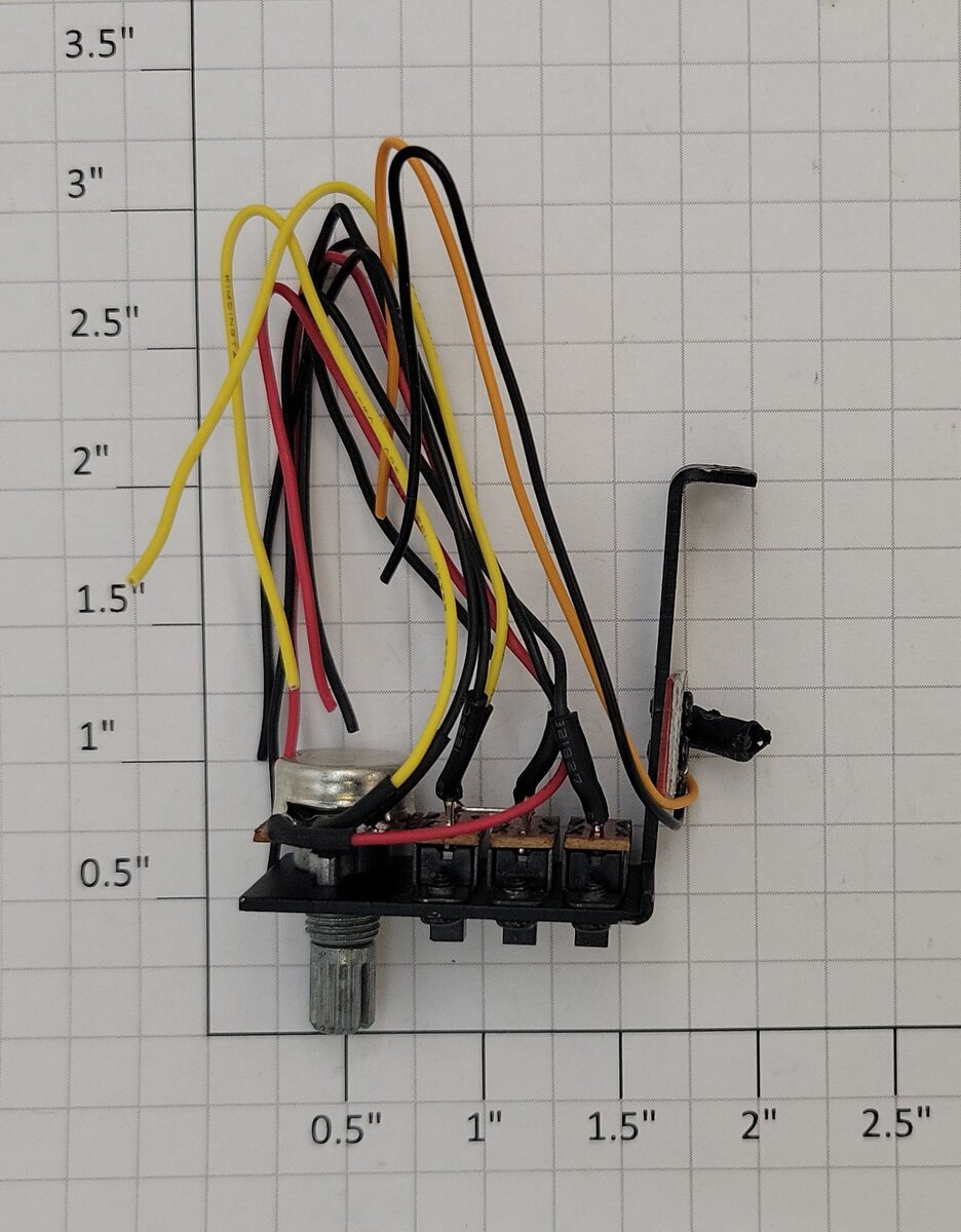 Lionel FS-1001 O Gauge 3-Function Switch w/ Potentiometer & LED Assembly