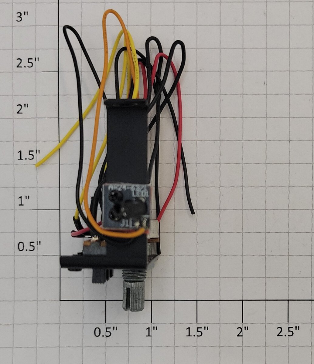 Lionel FS-1001 O Gauge 3-Function Switch w/ Potentiometer & LED Assembly