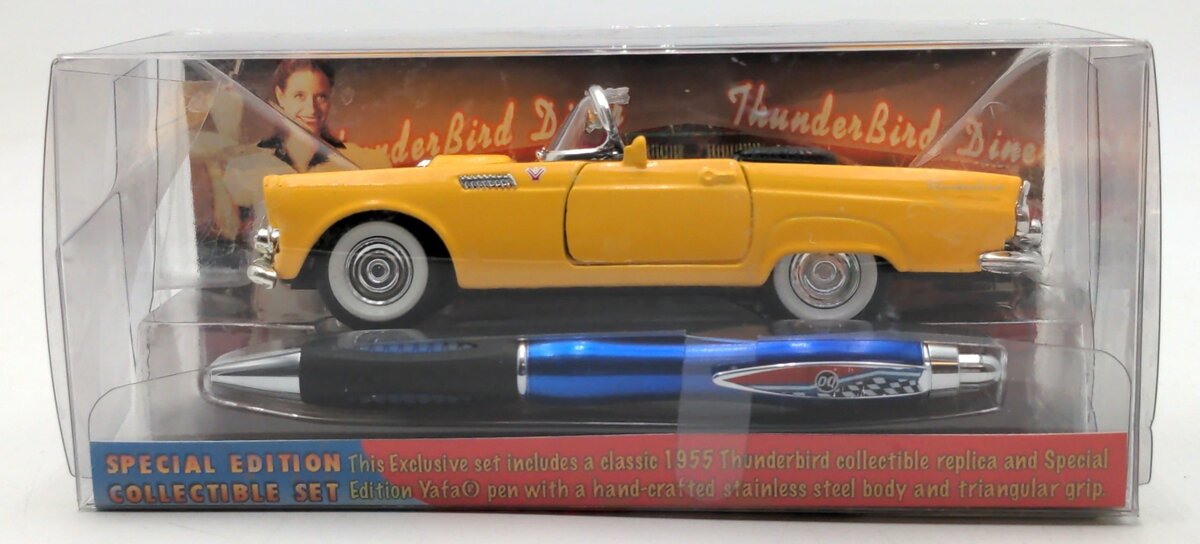 Yafa Pen Co. 1:32 Scale 1955 Thunderbird Diecast Car & Yafa Pen