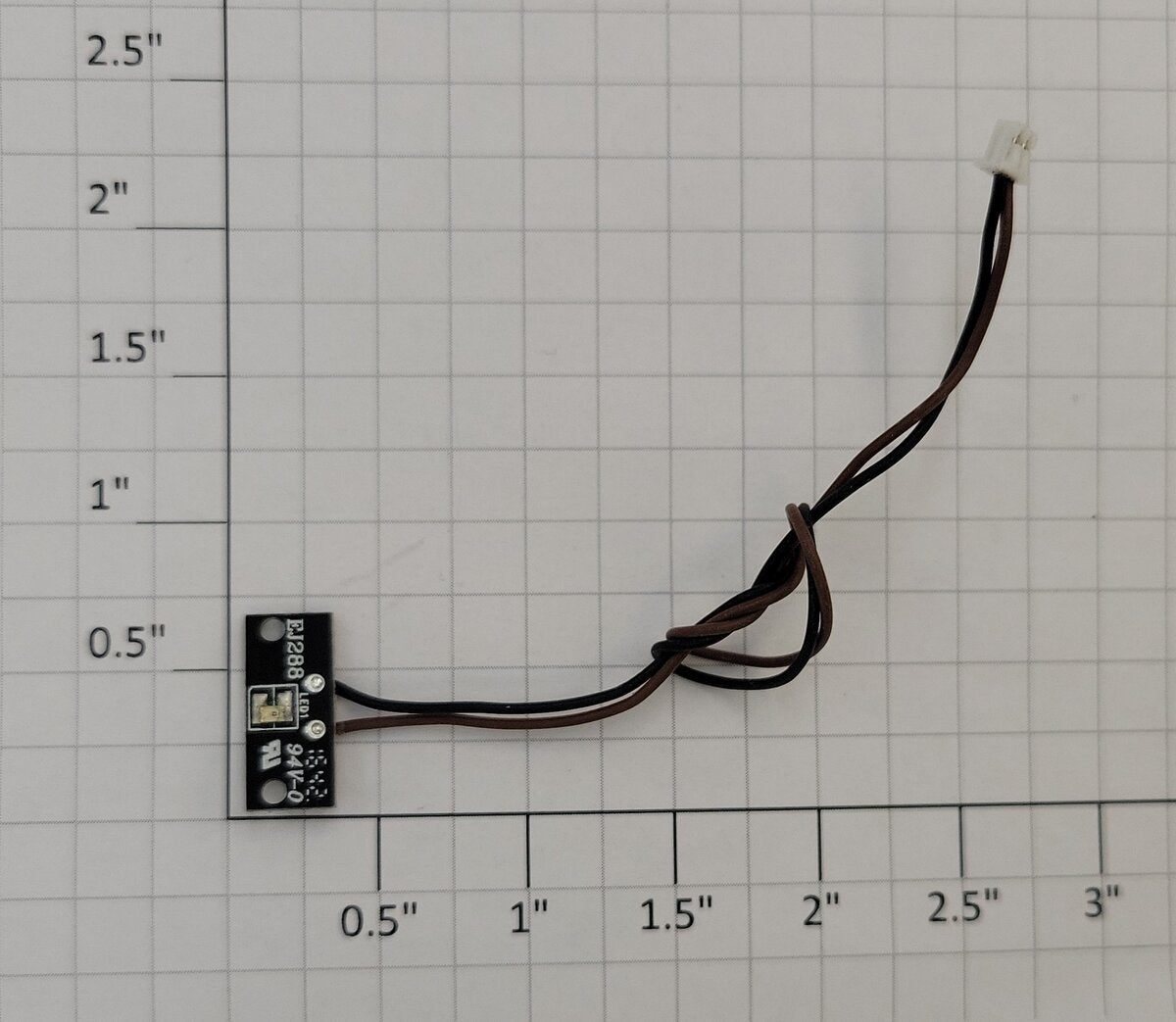 Lionel EJ288 O Gauge LED Cab Light PCB Circuit Board w/ Wire