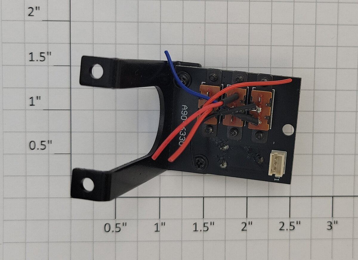 Lionel A90-6330 O Gauge 3 Function Switch PCB Circuit Board w/ Pot