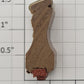 Lionel RS-6466T Tender Frame Underside Rubber Stamp #6466T