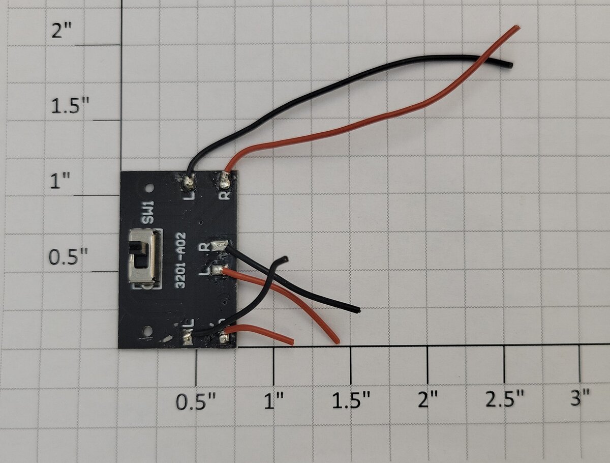 Lionel 3201-A02 Single Function On/Off Switch PCB Circuit Board