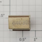 Lionel RS-6403B Tender Frame Underside Rubber Stamp #6403B
