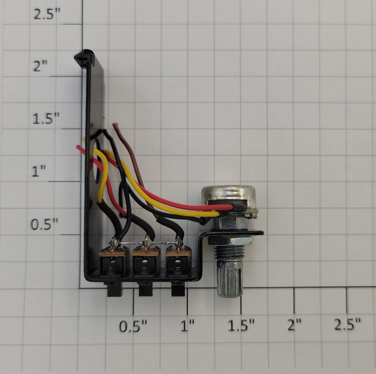 Lionel SW-2003 3-Function Switch Assembly with Potentiometer