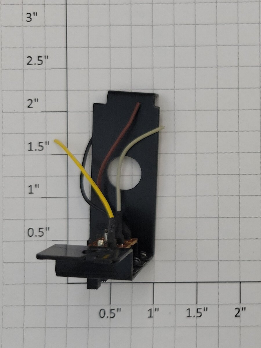 Lionel SW-2007 3-Function Switch Assembly