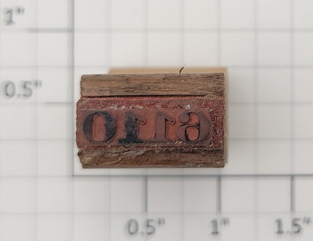Lionel RS-6110 Steam Locomotive Rubber Stamp #6110