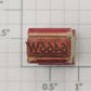 Lionel RS-6466W Tender Frame Underside Rubber Stamp #6466W