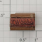Lionel RS-6466WX Tender Frame Underside Rubber Stamp #6466WX