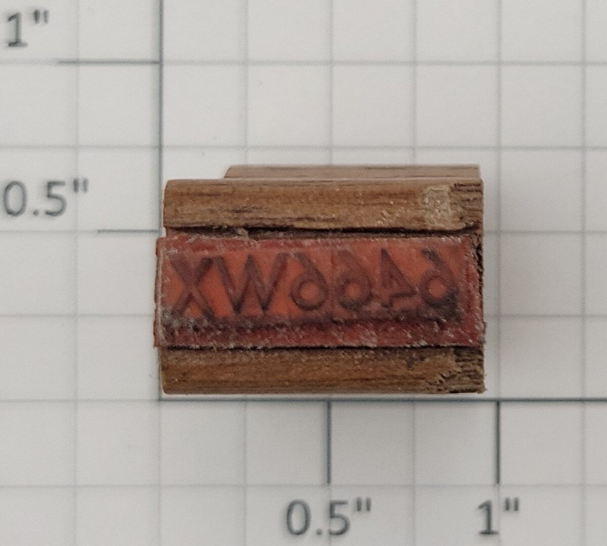 Lionel RS-6466WX Tender Frame Underside Rubber Stamp #6466WX
