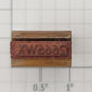 Lionel RS-2666WX Tender Frame Underside Rubber Stamp #2666WX