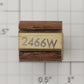Lionel RS-2466W Tender Frame Underside Rubber Stamp #2466W