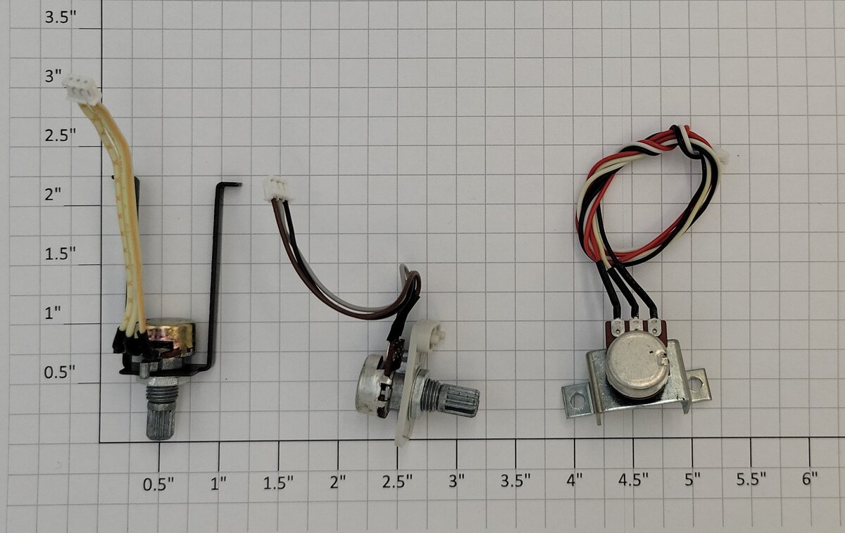 Lionel POT-2008 Audio Potentiomter w/ Wiring & Connector (Bag of 3)