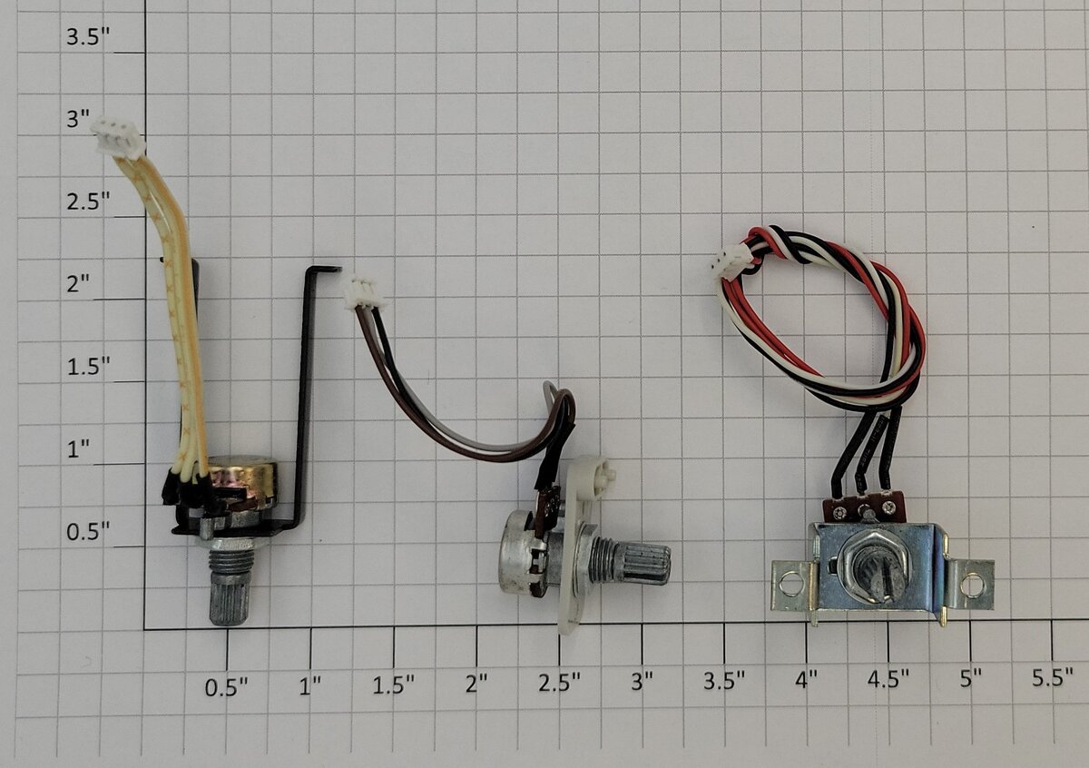 Lionel POT-2008 Audio Potentiomter w/ Wiring & Connector (Bag of 3)