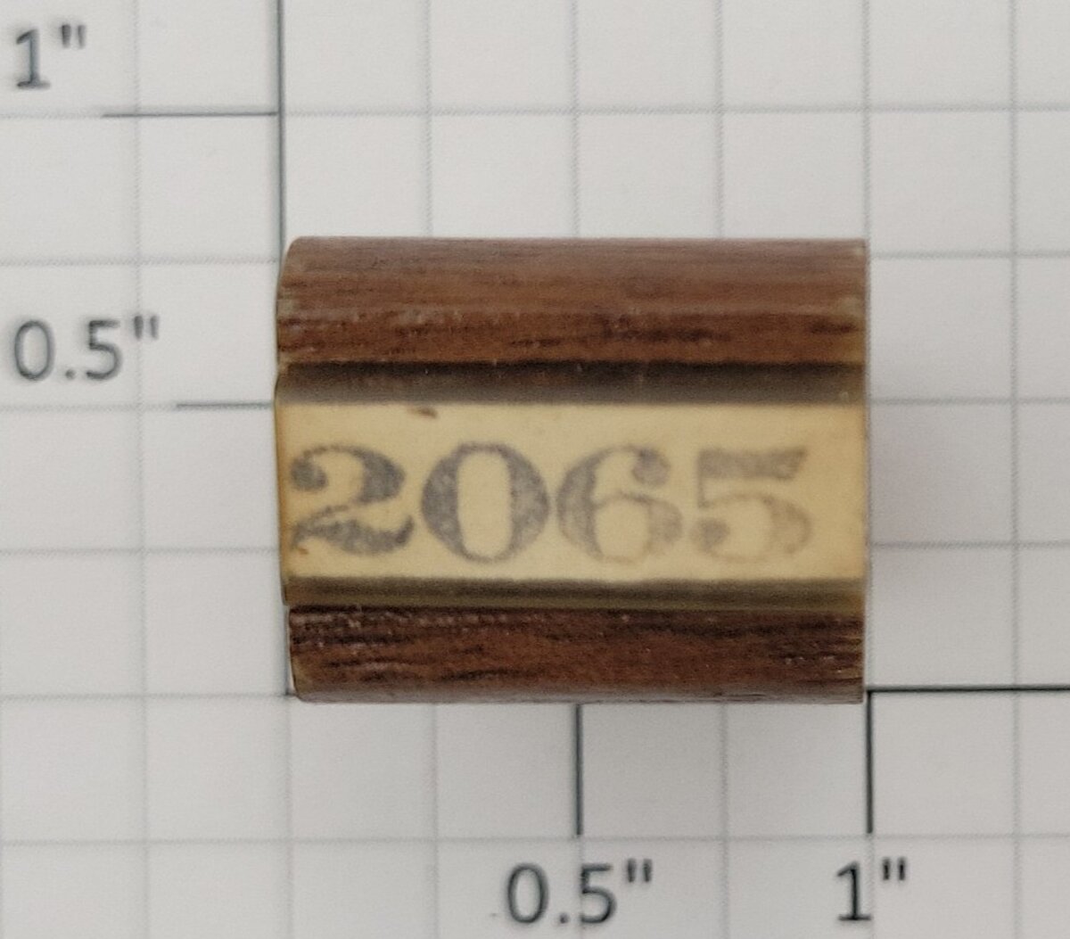 Lionel RS-2065 Steam Locomotive Serif Font Rubber Stamp #2065
