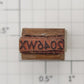 Lionel RS-2046WX Tender Frame Underside Rubber Stamp #2046WX