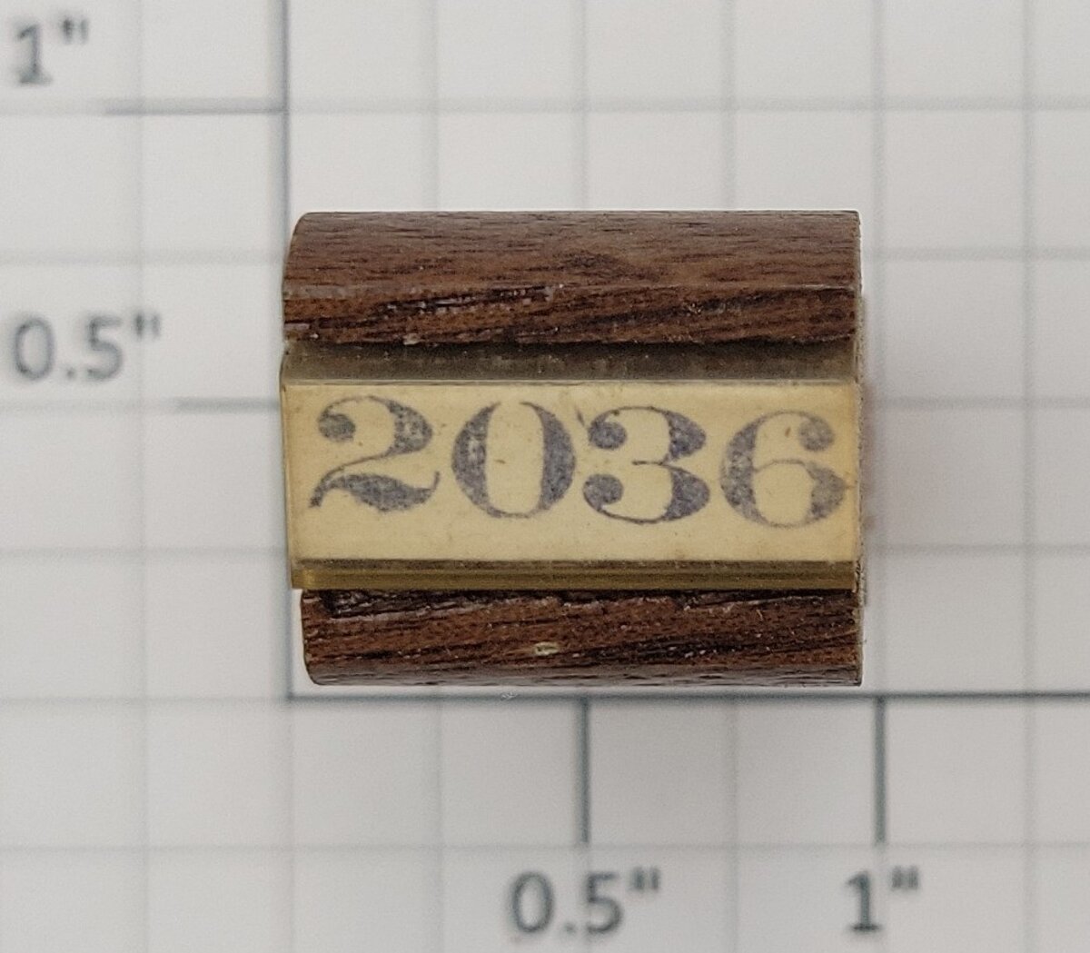 Lionel RS-2036 Steam Locomotive Serif Font Rubber Stamp #2036