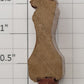 Lionel RS-2046W-50 Tender Frame Underside Rubber Stamp #2046W-50