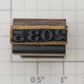 Lionel RS-2035 Steam Locomotive Serif Font Rubber Stamp #2035