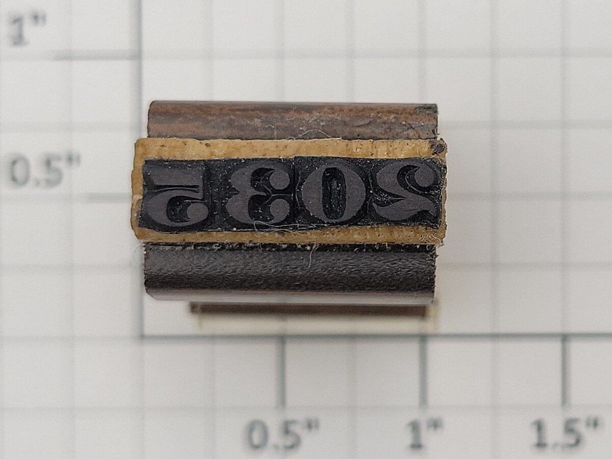 Lionel RS-2035 Steam Locomotive Serif Font Rubber Stamp #2035