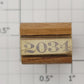 Lionel RS-2034 Steam Locomotive Serif Font Rubber Stamp #2034