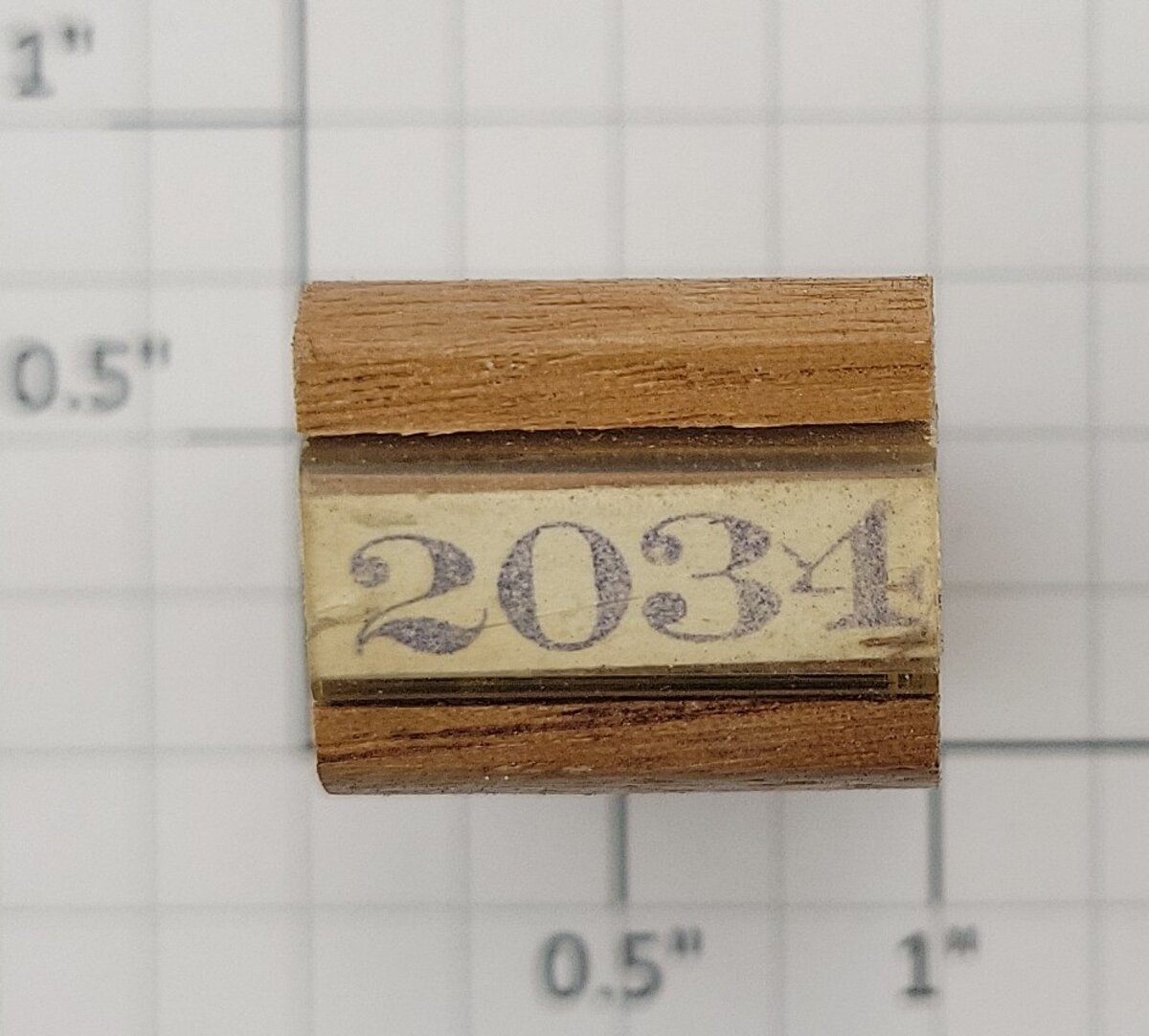 Lionel RS-2034 Steam Locomotive Serif Font Rubber Stamp #2034
