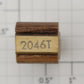 Lionel RS-2046T Tender Frame Underside Rubber Stamp #2046T