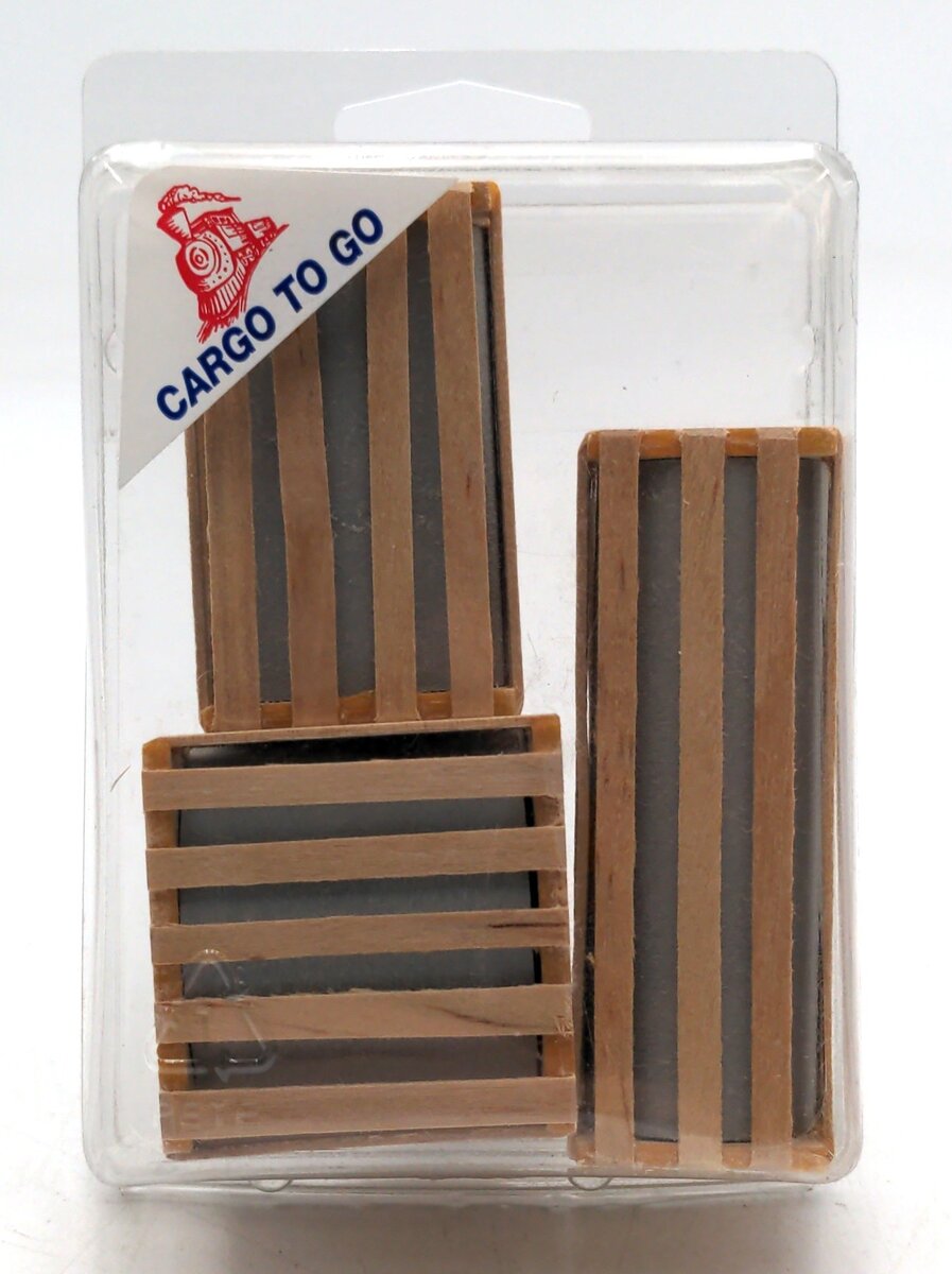 Cargo to Go G Scale Freight Car Load Wooden Crates