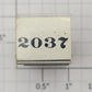 Lionel RS-2037 Steam Locomotive Rubber Stamp #2037