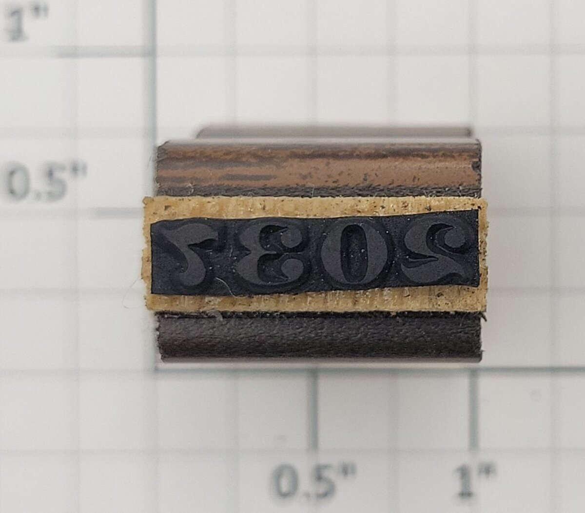 Lionel RS-2037 Steam Locomotive Rubber Stamp #2037