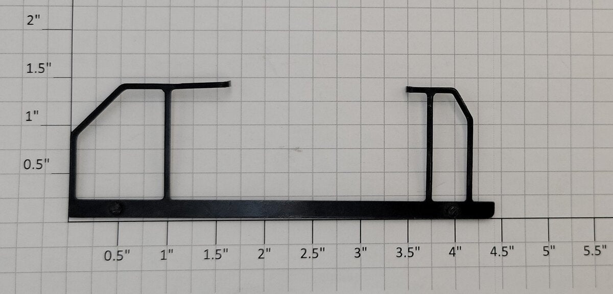 Lionel 1776-20 Black Right Hand Side Rail
