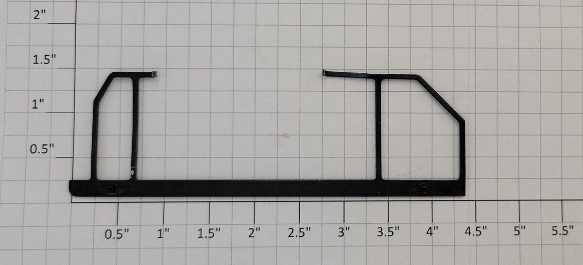 Lionel 1776-20 Black Right Hand Side Rail