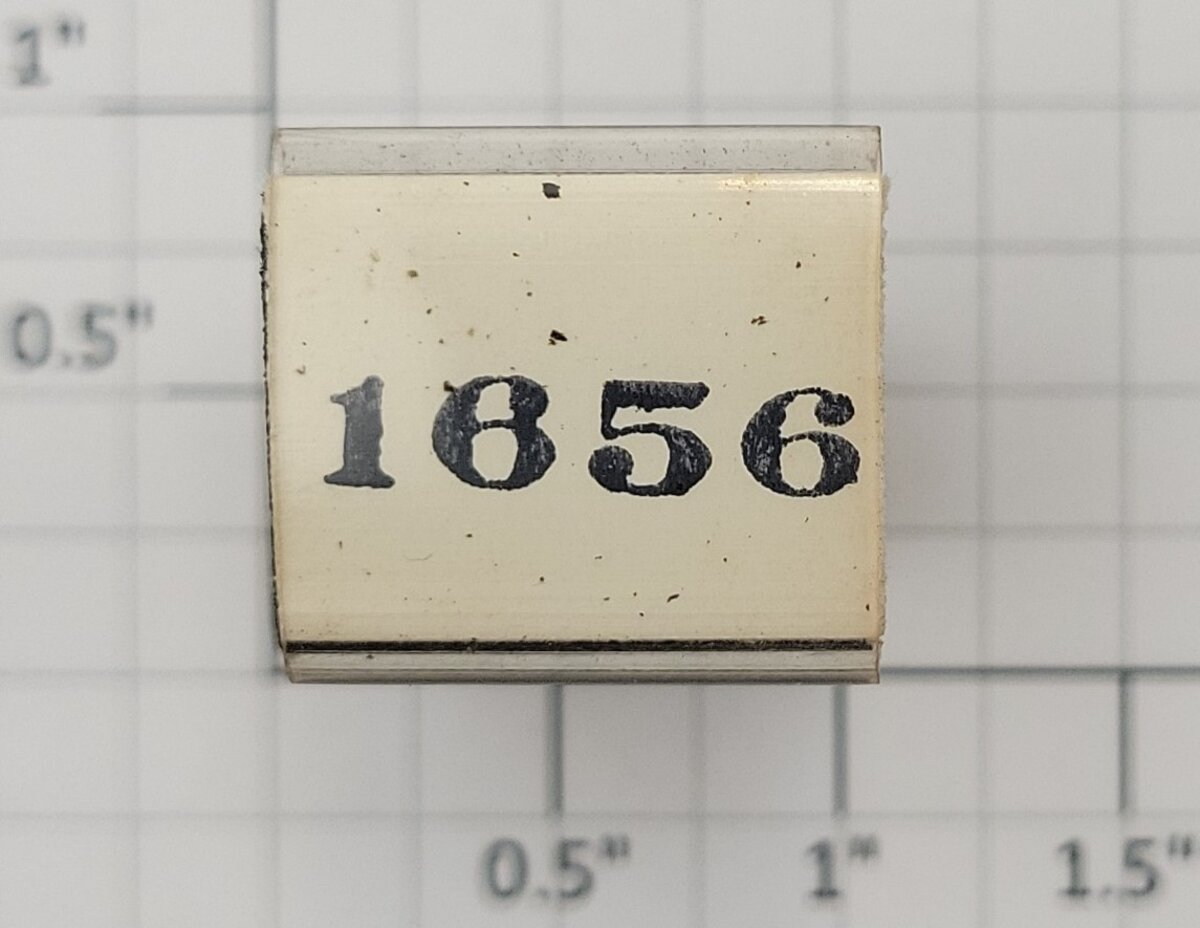 Lionel RS-1656 Steam Locomotive Rubber Stamp #1656