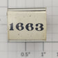 Lionel RS-1663 Steam Locomotive Rubber Stamp #1663