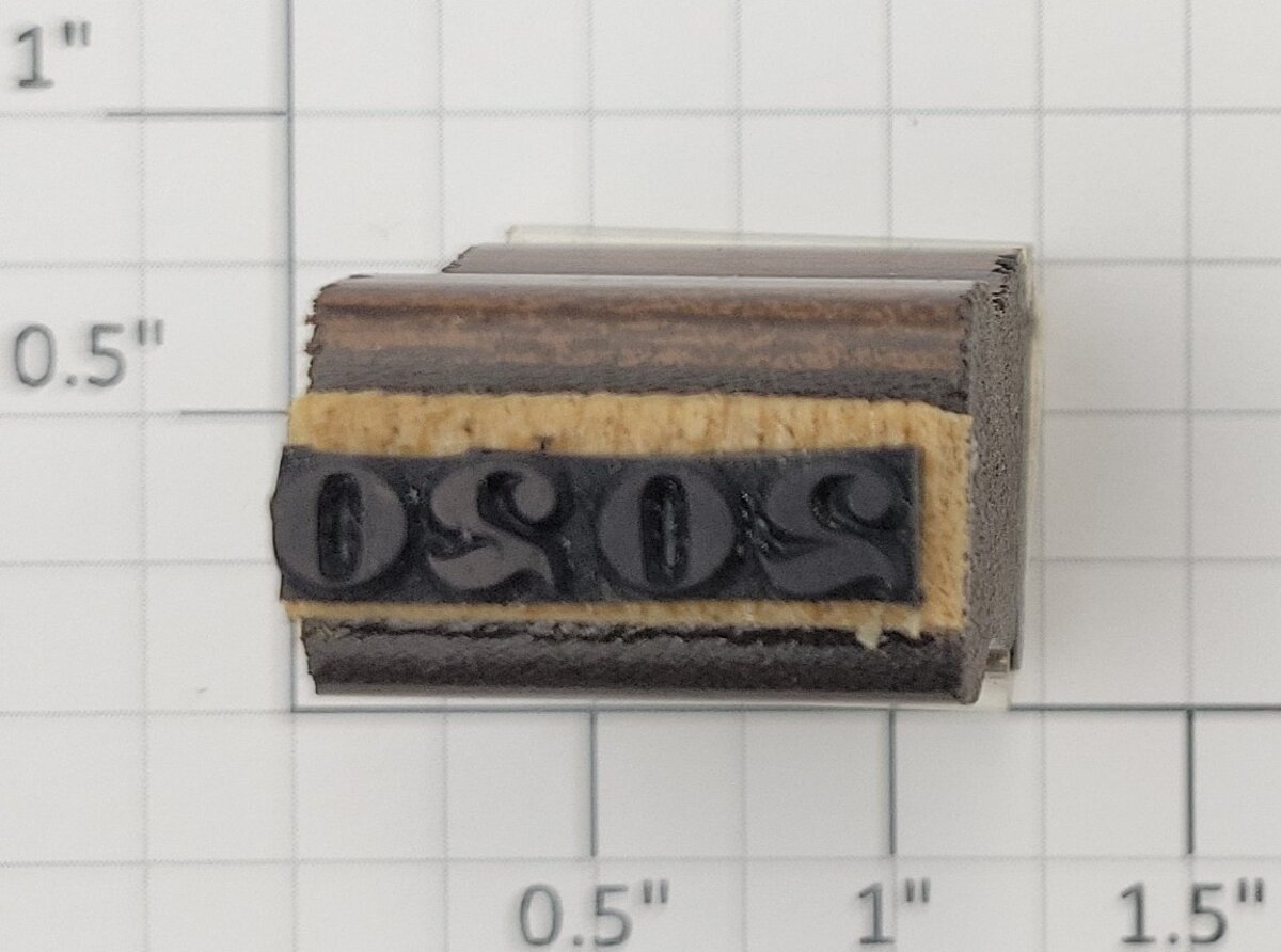 Lionel RS-2020 Steam Locomotive Rubber Stamp #2020