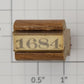 Lionel RS-1684 Steam Locomotive Rubber Stamp #1684
