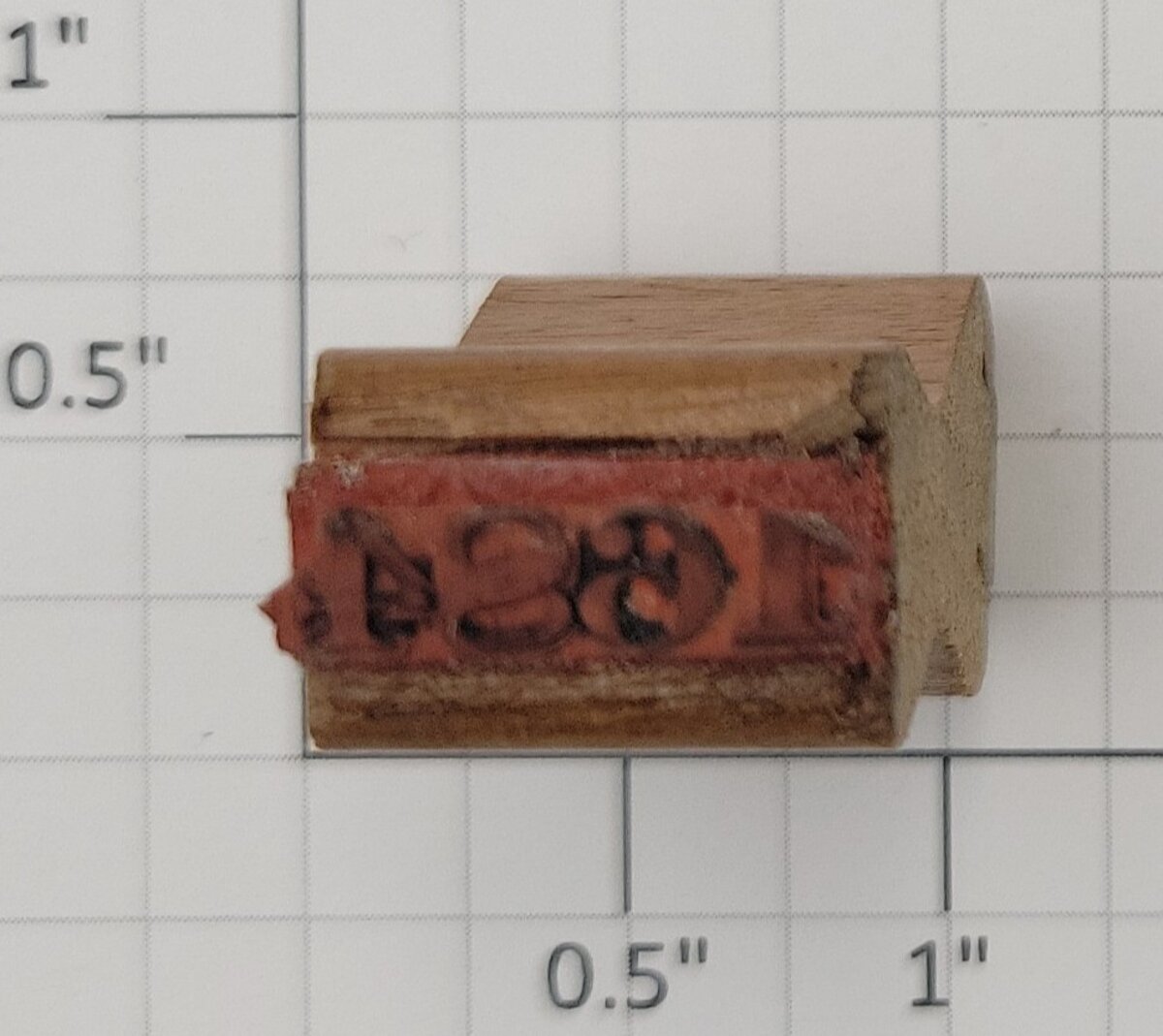 Lionel RS-1684 Steam Locomotive Rubber Stamp #1684