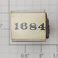 Lionel RS-1684 Steam Locomotive Serif Rubber Stamp #1684