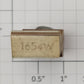 Lionel RS-1654W Tender Frame Underside Rubber Stamp #1654W