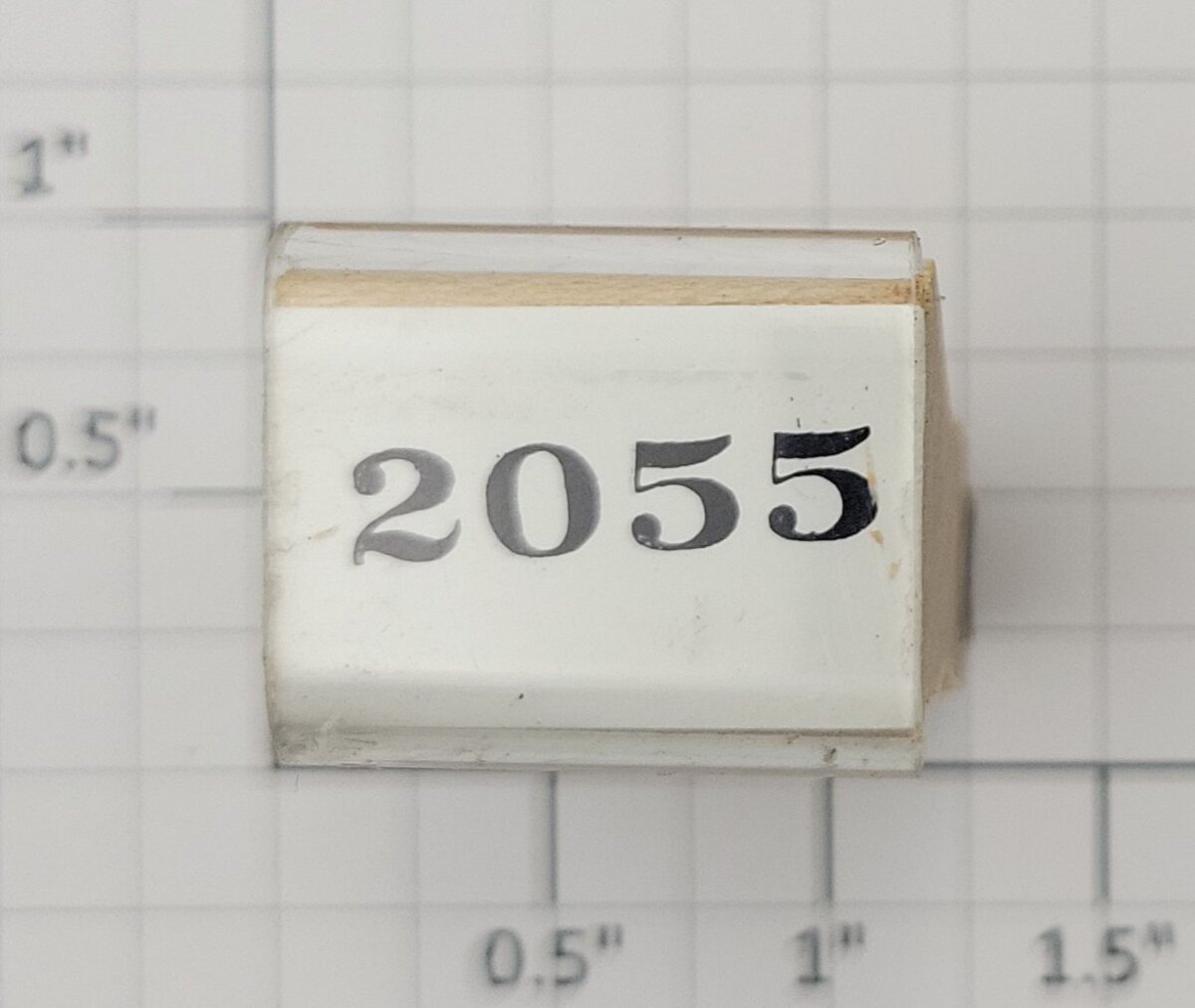 Lionel RS-2055 Steam Locomotive Rubber Stamp #2055