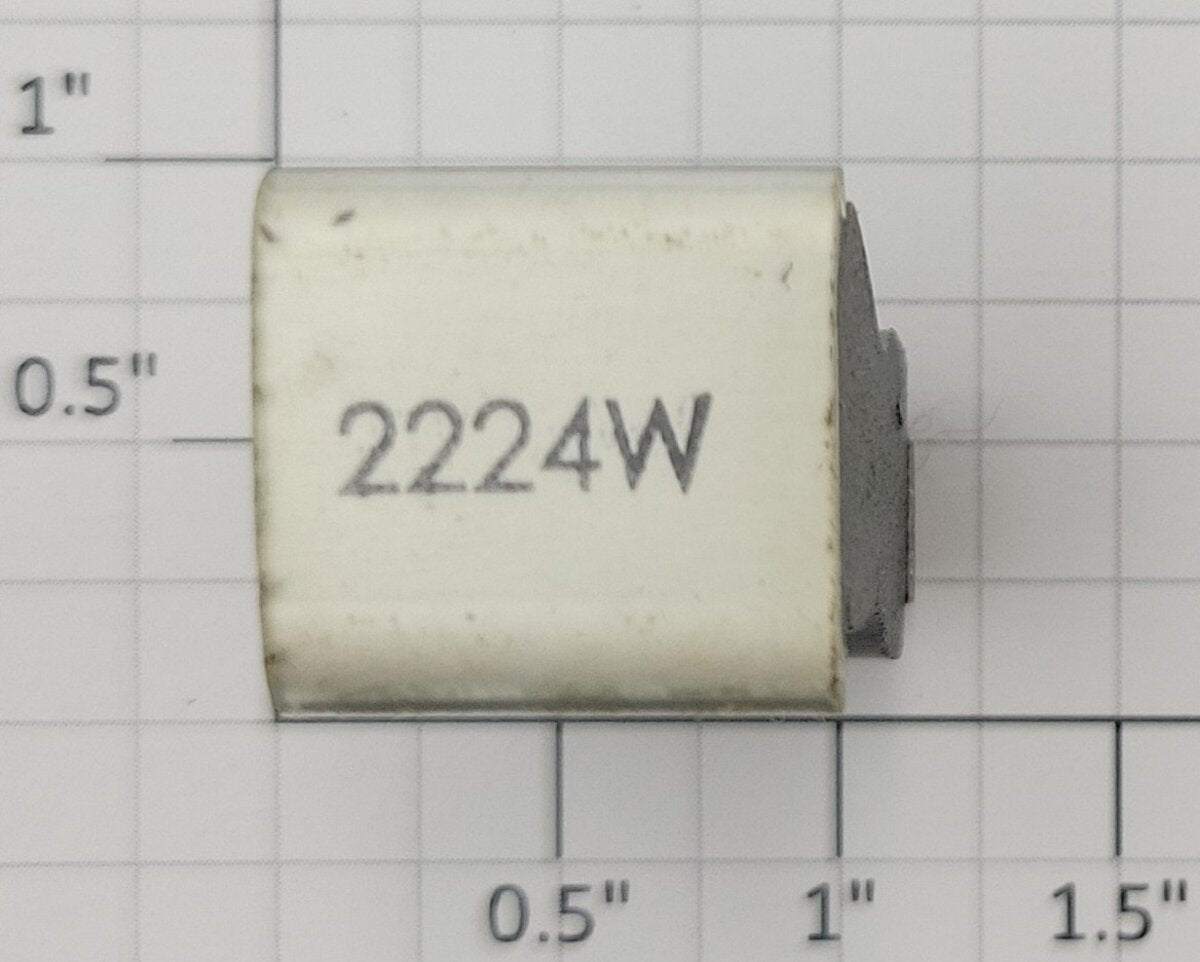 Lionel RS-2224W Tender Frame Underside Rubber Stamp #2224W