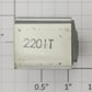 Lionel RS-2201T Tender Frame Underside Rubber Stamp #2201T