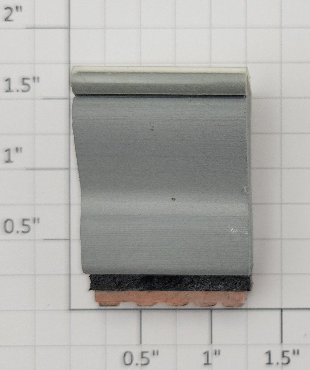 Lionel RS-2225T Tender Frame Underside Rubber Stamp #2225T