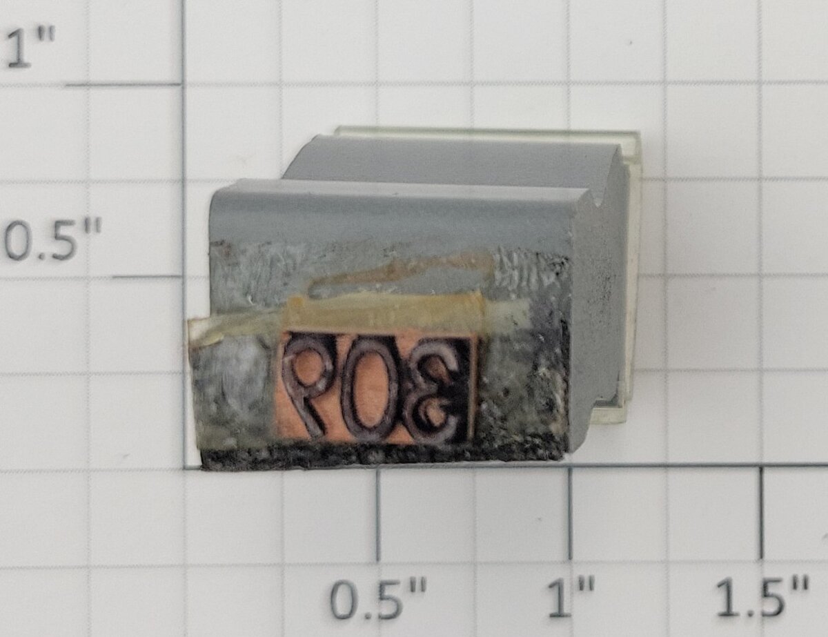 Lionel RS-309 Standard Pullman Passenger Car Rubber Stamp #309