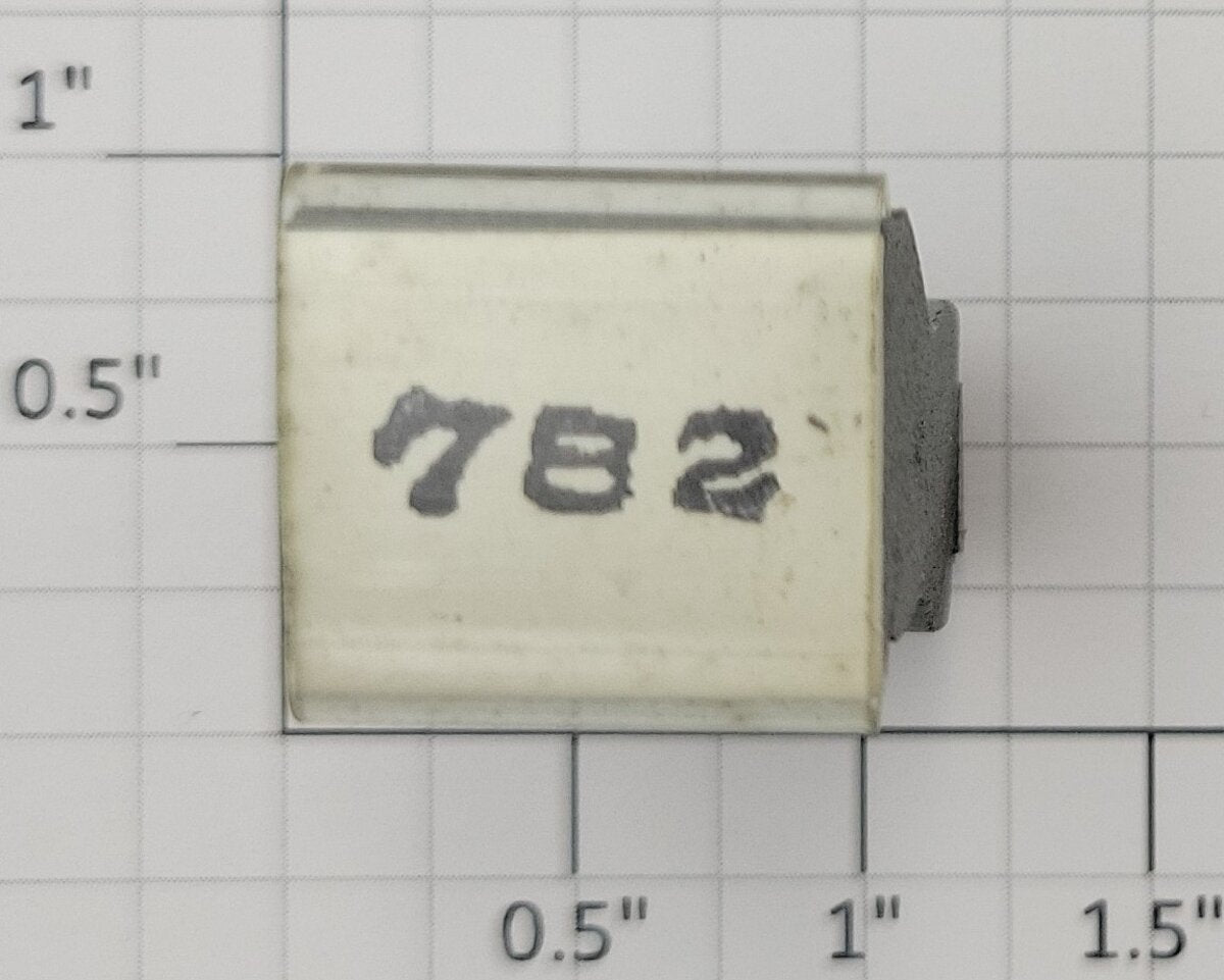 Lionel RS-782 Streamlined Combine Car Rubber Stamp #782