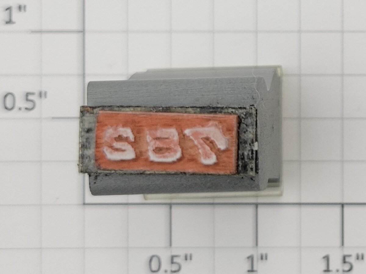 Lionel RS-782 Streamlined Combine Car Rubber Stamp #782