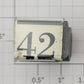Lionel RS-42 Electric Boxcar Locomotive Rubber Stamp #42