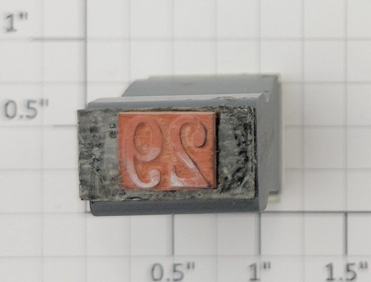 Lionel RS-29 Day Coach Passenger Car Rubber Stamp #29